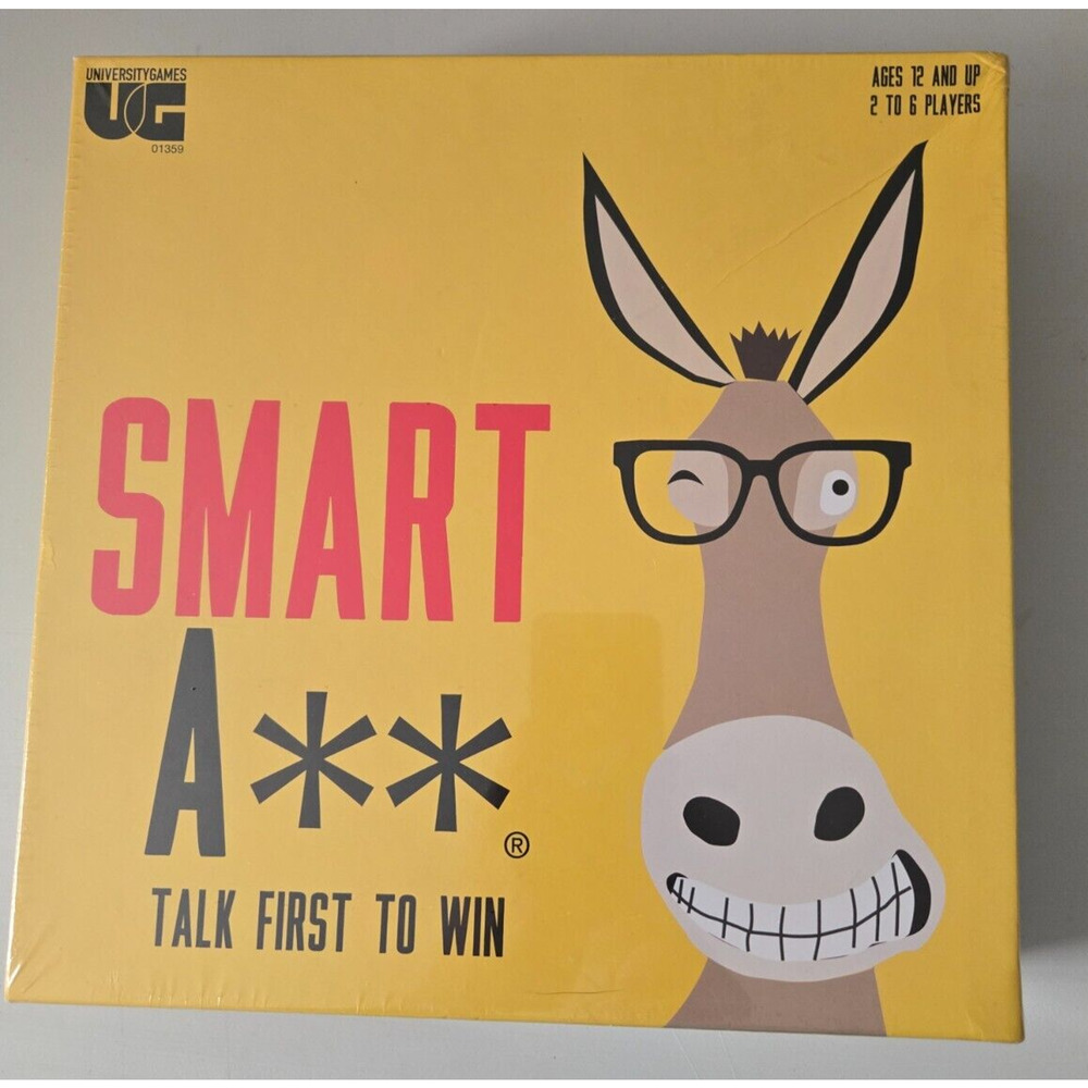 Smart Ass: The Ultimate Fun Trivia Board Game For 2-8 Players